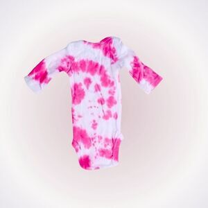 Carter baby pink tie dye long sleeve one piece | Sz NB